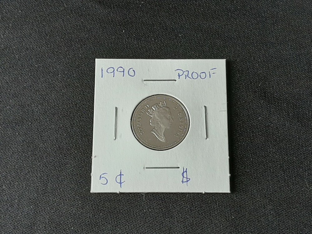 1990 Loonie Dollar Proof Set