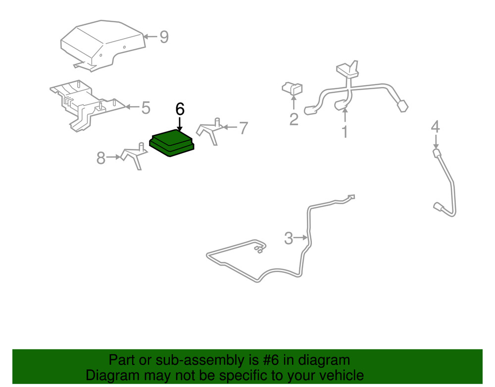 Genuine GM Auxiliary Comn Interface Module 88975732