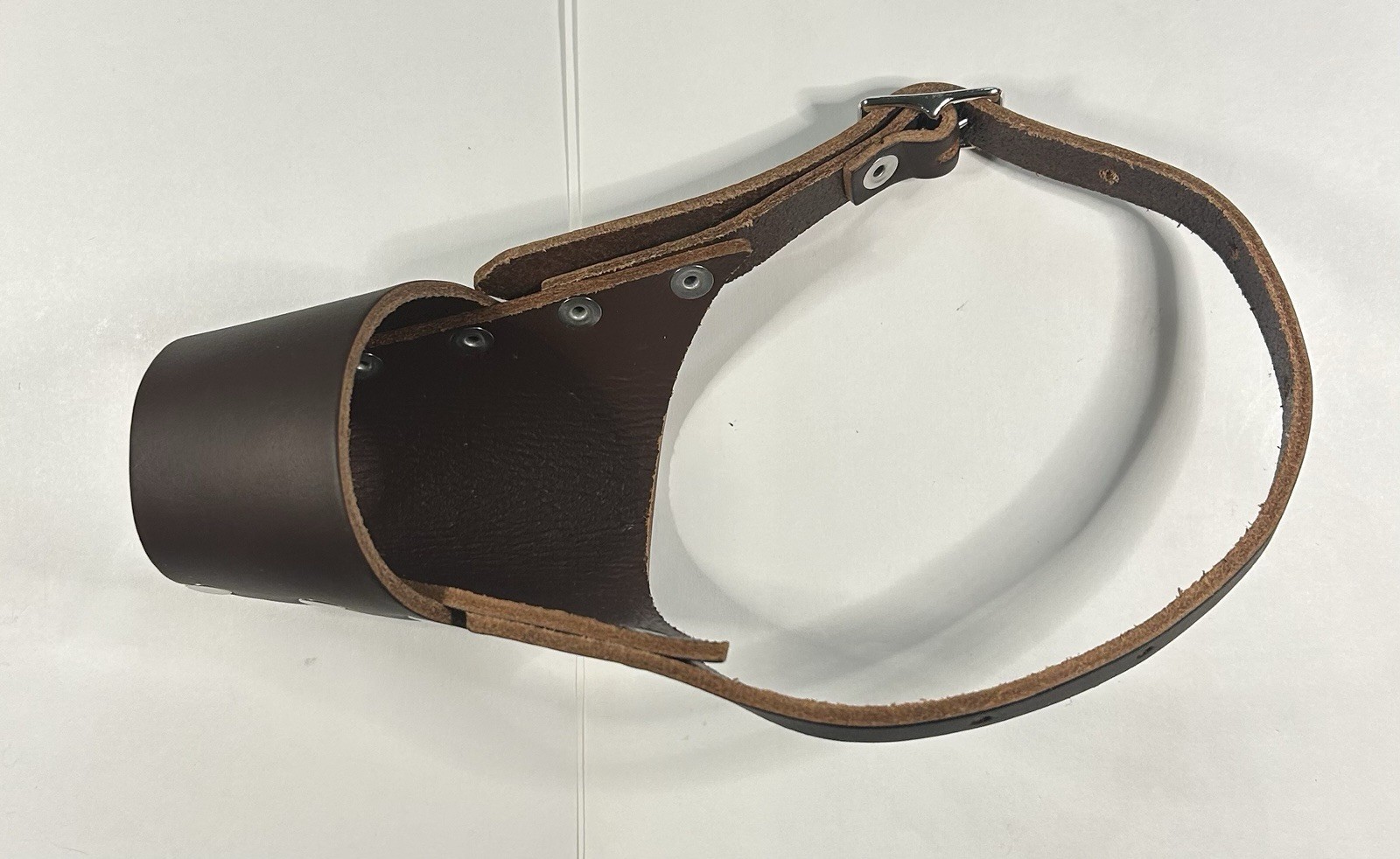 JorVet Leather Dog Muzzle Medium Brown Professional Vet Quality J0230C NEW