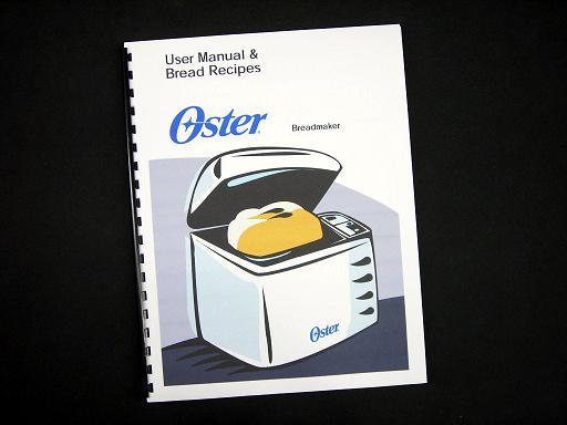 Sunbeam Oster Bread Maker Machine Directions Instruction Manuals Recipes Various