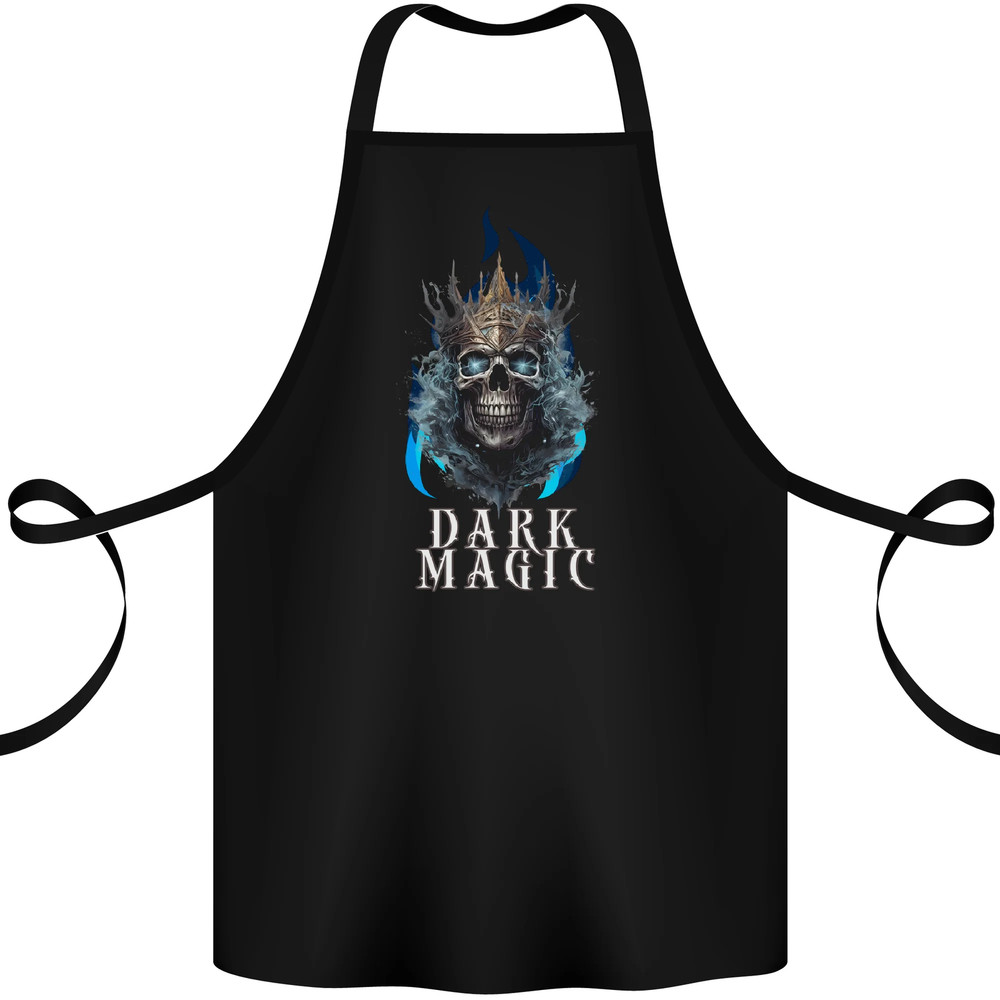 Dark Magic Skull King Cotton Apron 100% Organic