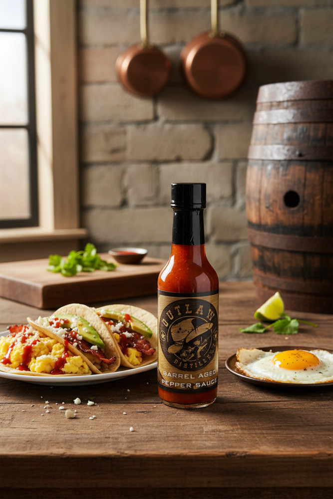Barrel Aged Red Bourbon Whiskey Pepper Sauce