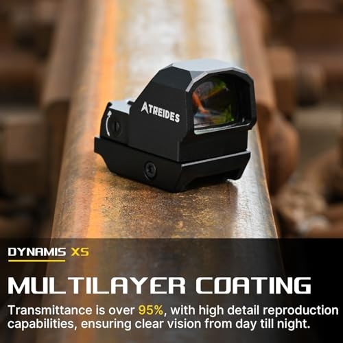 Dynamis Micro Reflex Sight, Red Dot Sight with 3-Point Reticle, Compatible