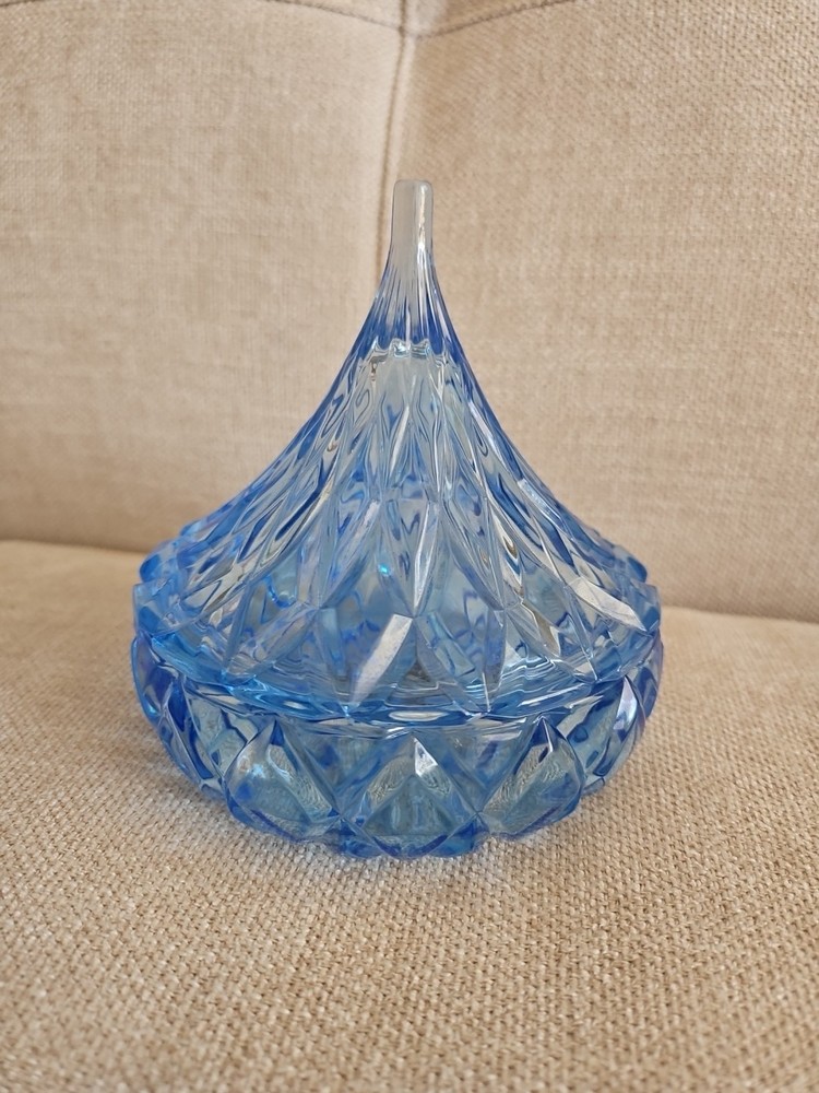 Godinger Hershey Kiss Candy Dish Blue