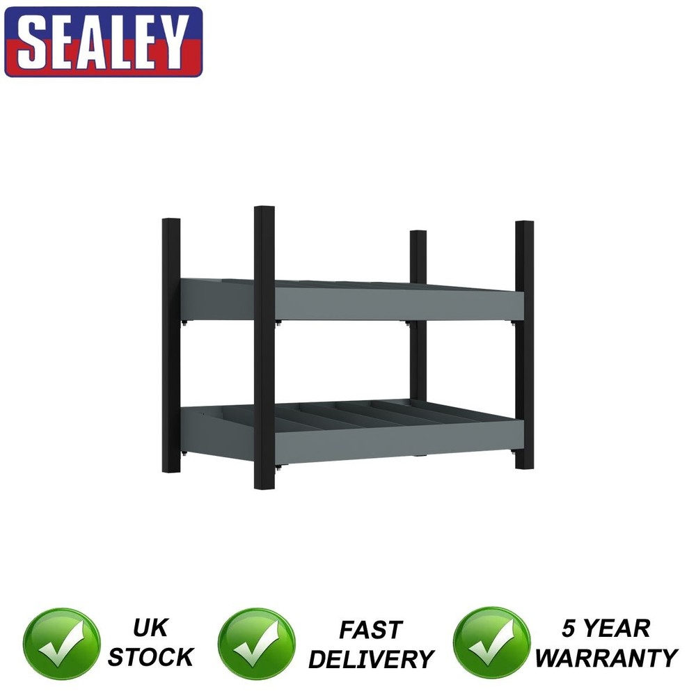 Sealey Modular Storage Mid Unit 2 Compartment Shelve 580mm APMRM4