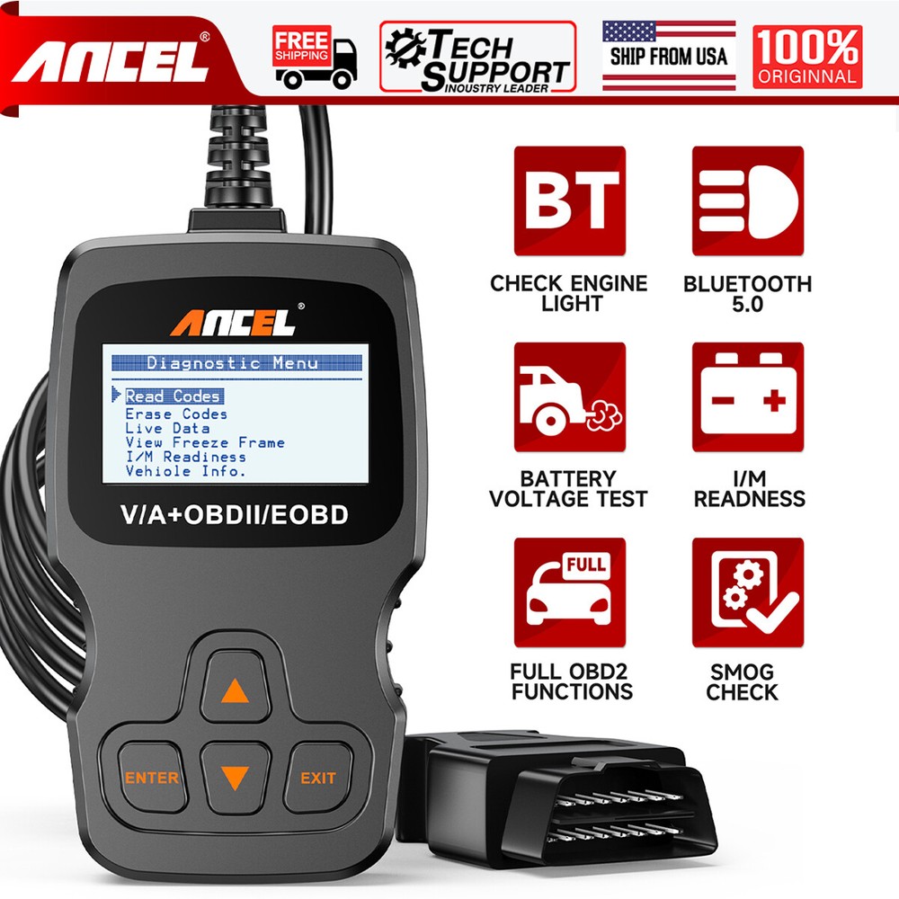ANCEL AD310 BT Bluetooth OBD2 Scanner for iOS Android Engine Diagnostic Tool