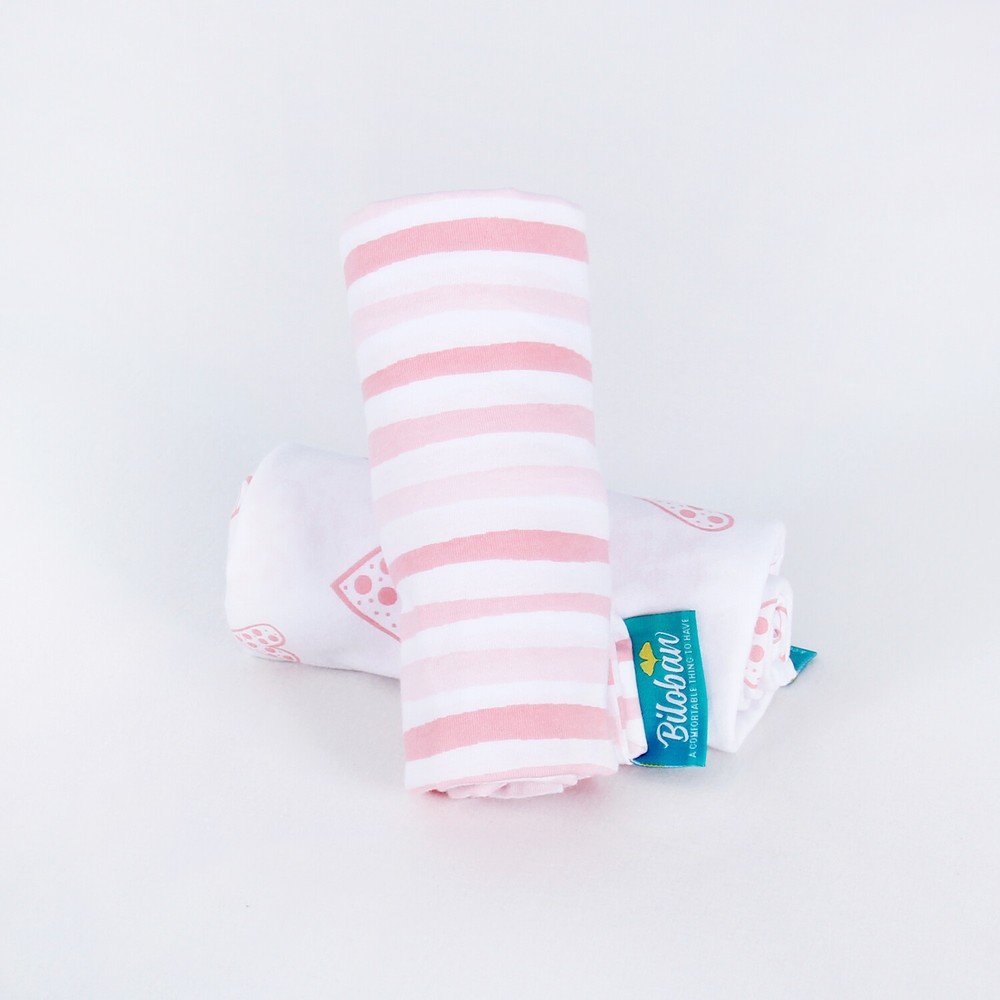 Cotton Bassinet Fitted Sheets Compatible with Mika Micky Bedside Sleeper 2 Pack