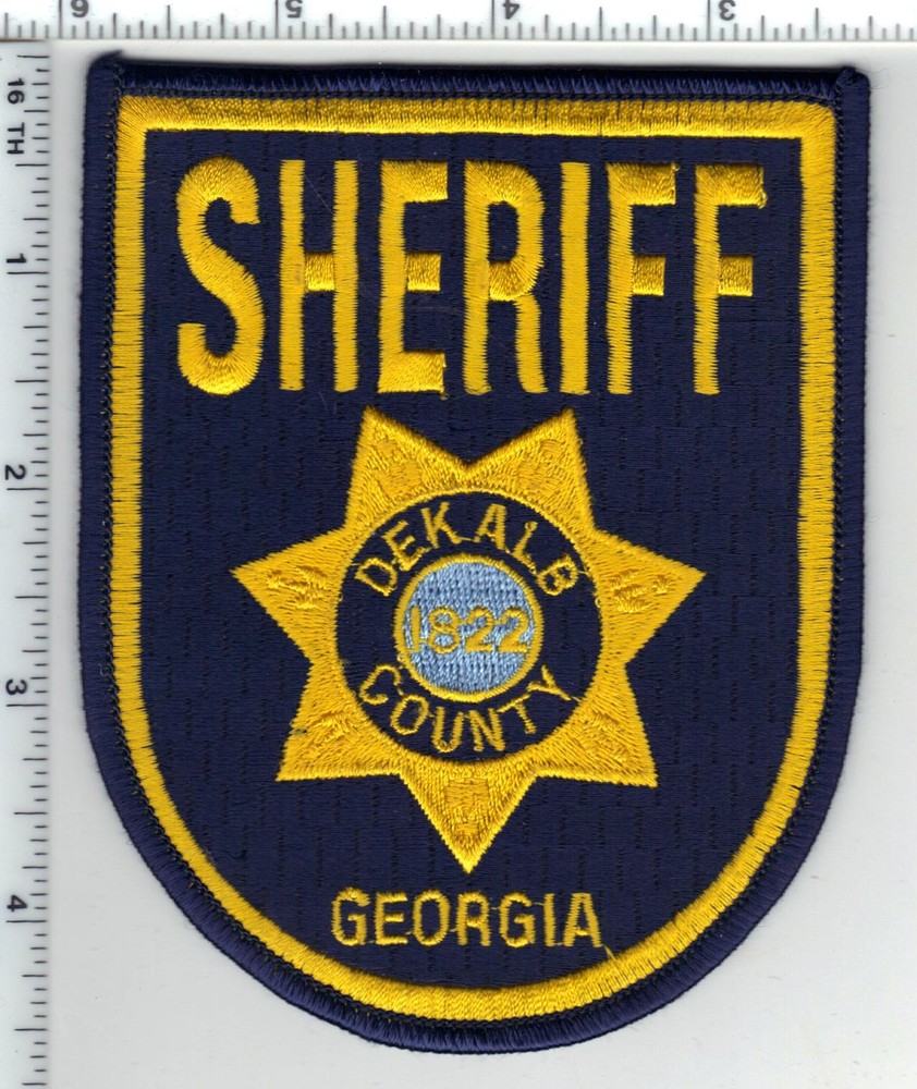 Dekalb County Sheriff (Georgia) 3rd Issue Wide Border Shoulder Patch