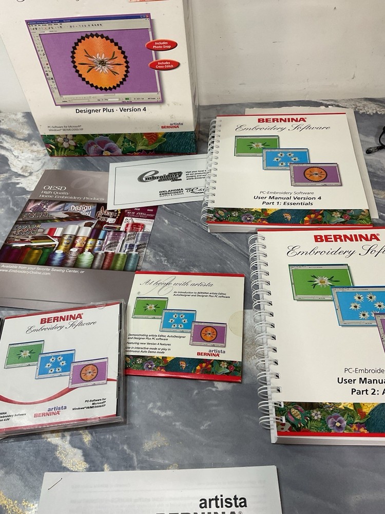 Bernina Embroidery Software CD And Manuals Version 4