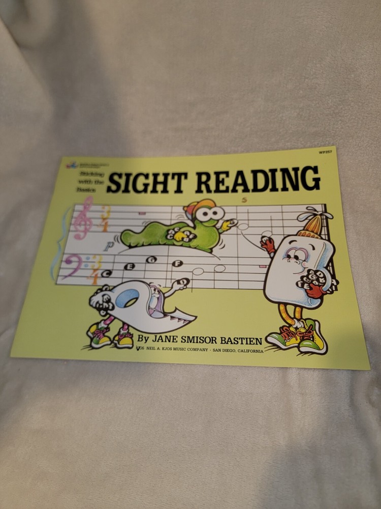 5 Bastien Piano Basics Note Designs,Note Pictures,Rhythm,Notes,Sight Reading NOS