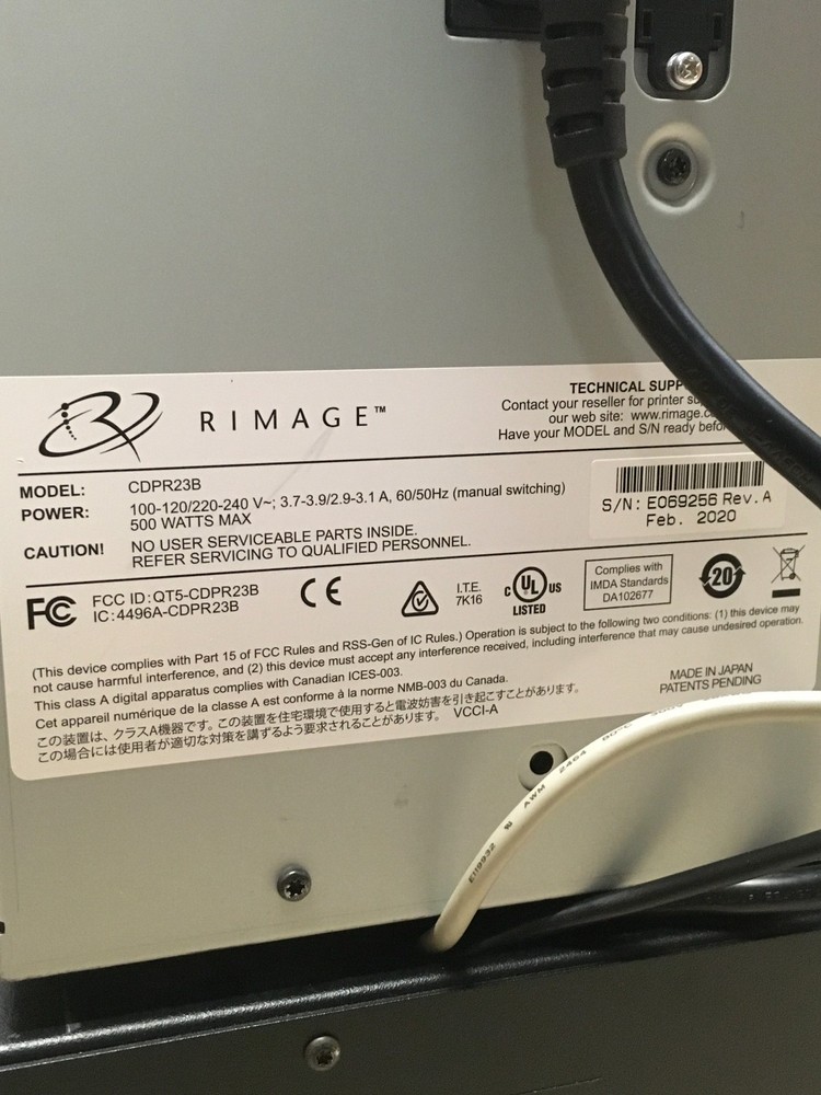Rimage Catalyst 6000 RAS32E CD/DVD Duplicator w/ Everest Encore CDPR23B Printer