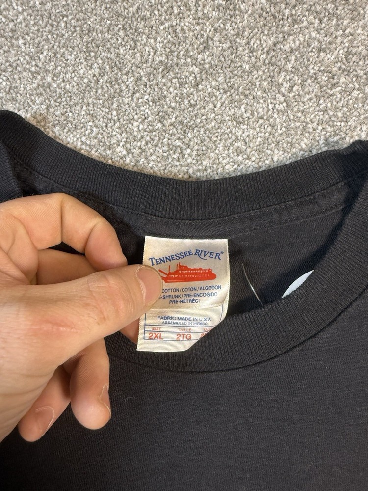 KISS & Aerosmith - Tour 2003-2004 Concert 2-Sided T-Shirt 2XL Black