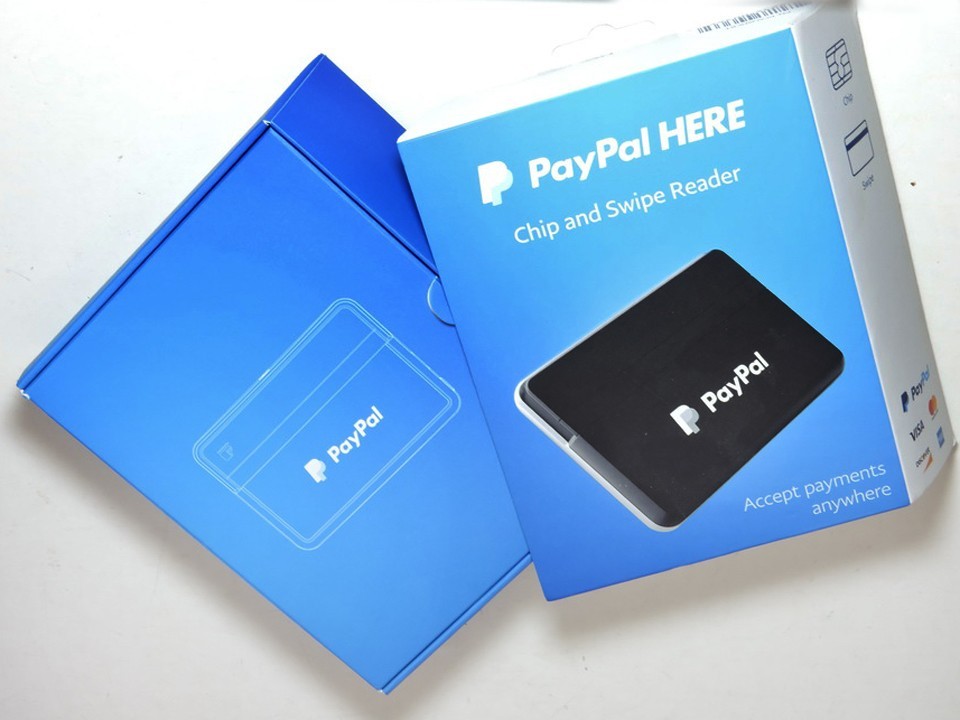 PayPal "HERE" Chip and Swipe Card Reader, Never Used