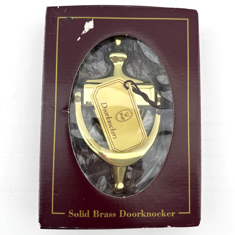 Solid Brass Spanish Door Knocker New Open Box