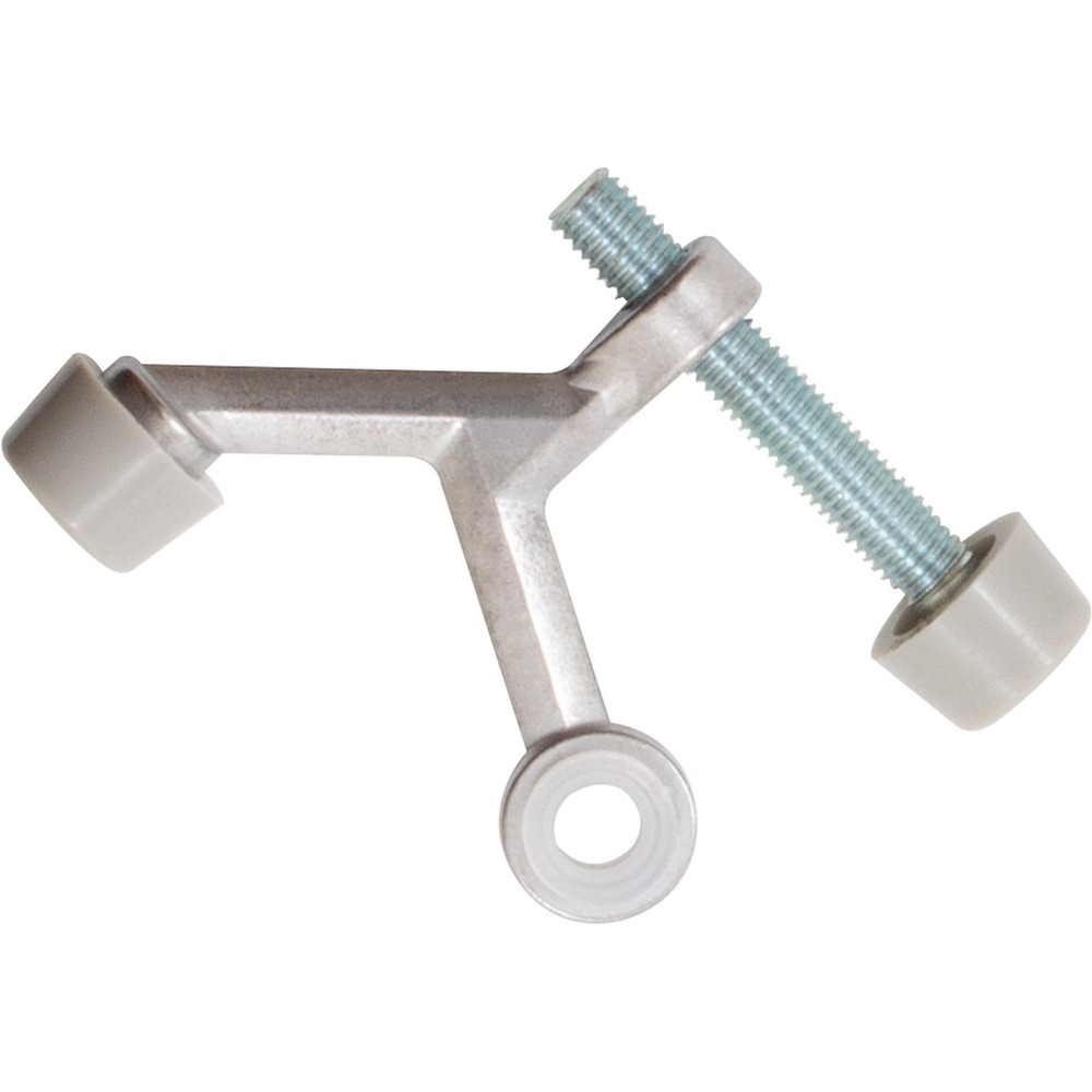 Basic Hinge Pin Door Stop with Colored Tips, Satin Chrome by Stone Harbor Hardwa