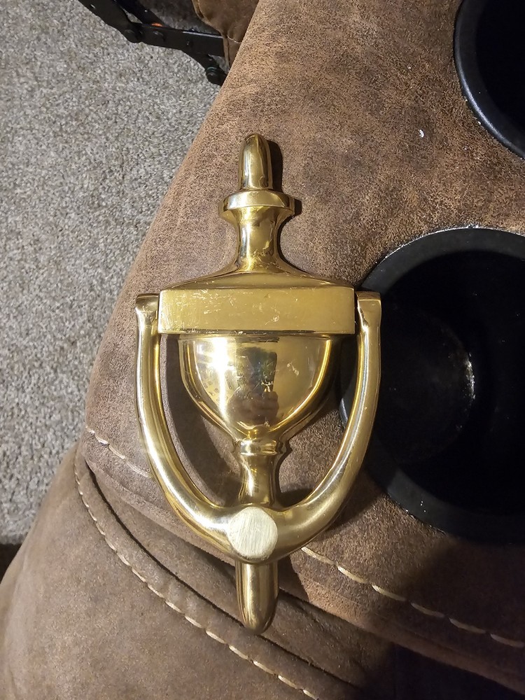 Vintage Brass Door Knocker Solid Brass