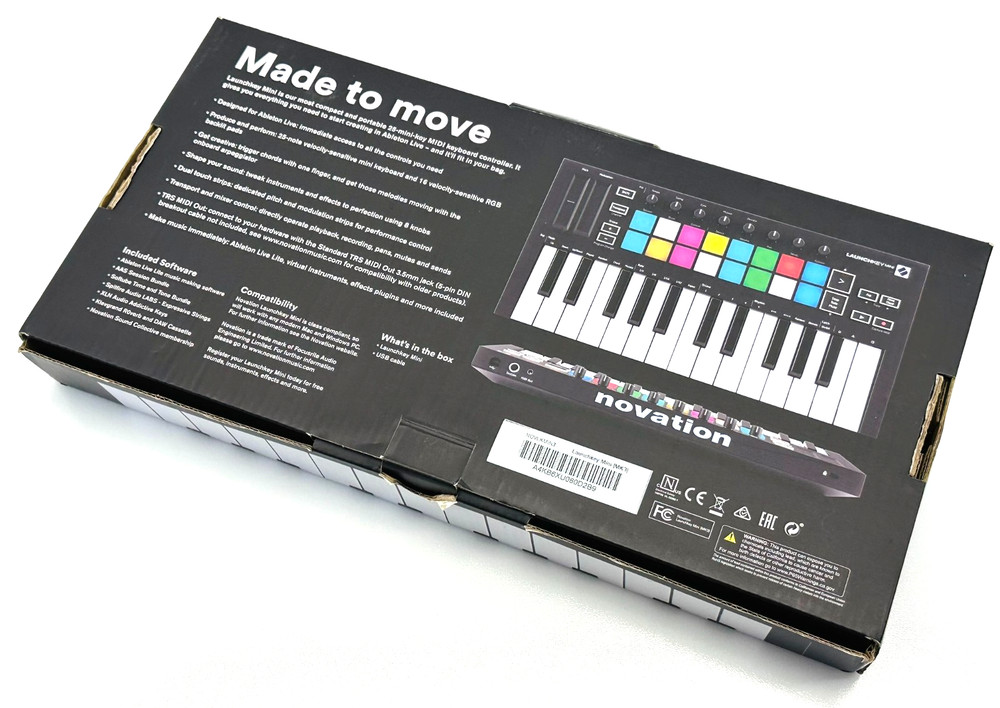 Novation Launchkey Mini 25 MK3 25-Key USB MIDI Ableton Live Keyboard Controller