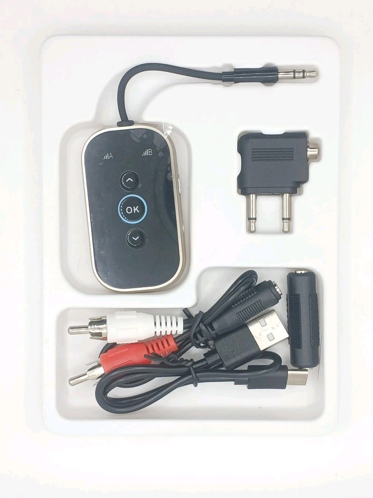 Bluetooth 5.4 Transmitter Receiver CNC Aluminum Wireless Audio Adapter 2-in-1