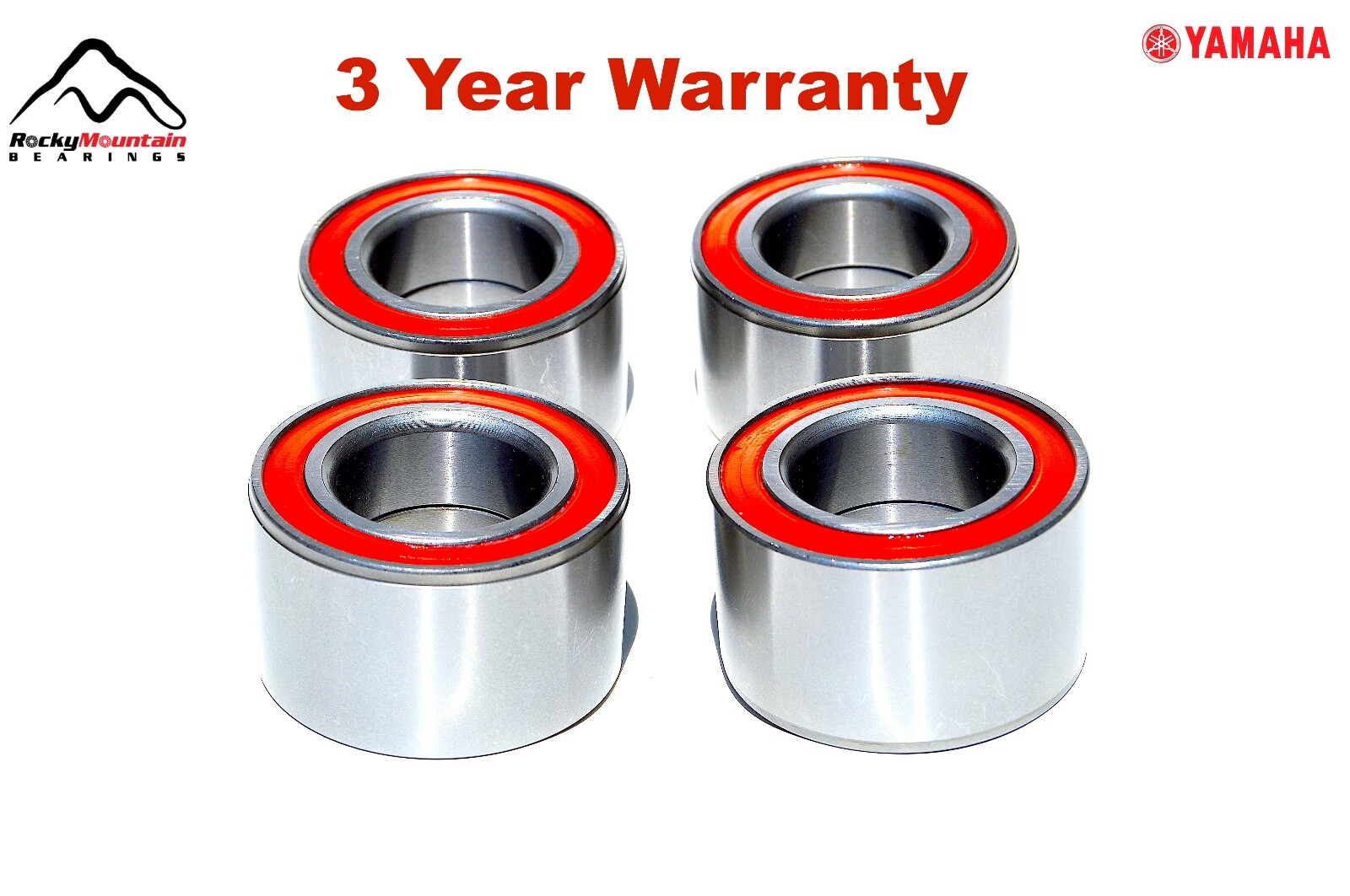 Yamaha Grizzly Front & Rear Wheel Bearings YFM550 YFM660 YFM700 (4) 2007 - 2019