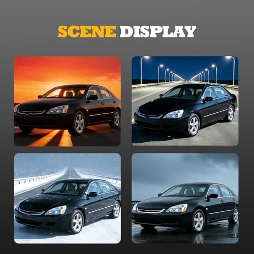 Driver Side Mirror Assembly Compatible with Accord 2003-2007 Non-Heated Left