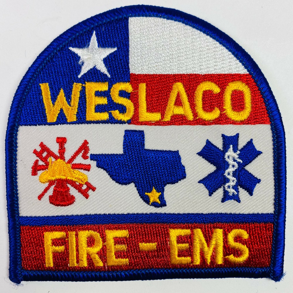 Weslaco Fire EMS Hidalgo County Texas TX Patch L5