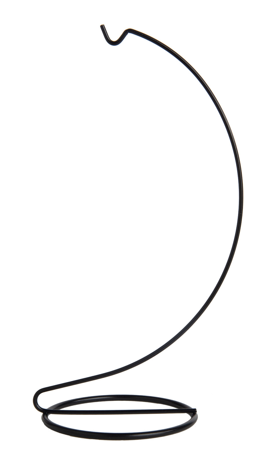 Ornament Display Stand Wire Hanger Holders,10 Inch Tall Black Chrome, Pack of 6