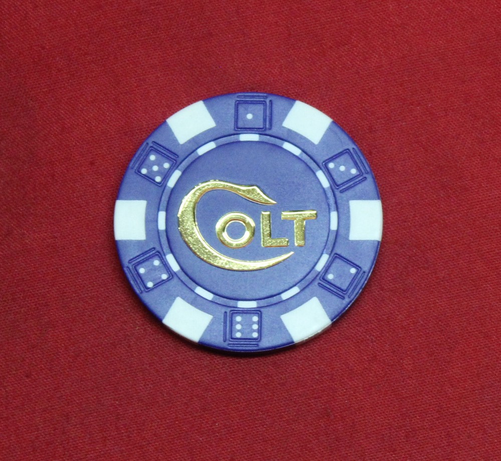 Colt Firearms Dice Poker Chip
