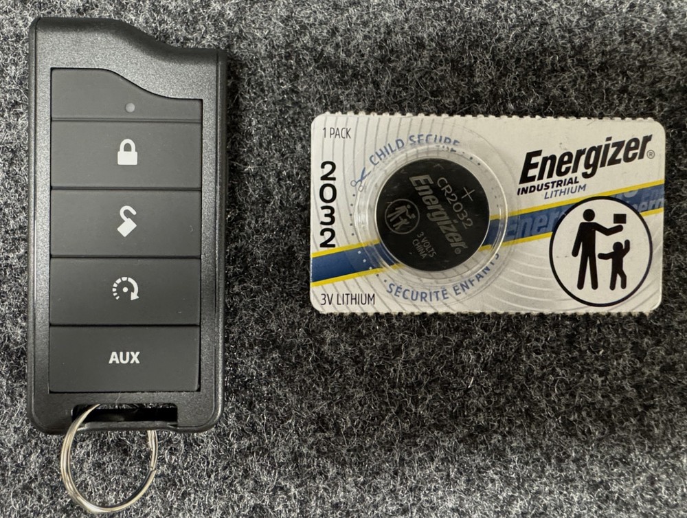 Python 7656P Remote Control fresh battery in remote with extra battery included