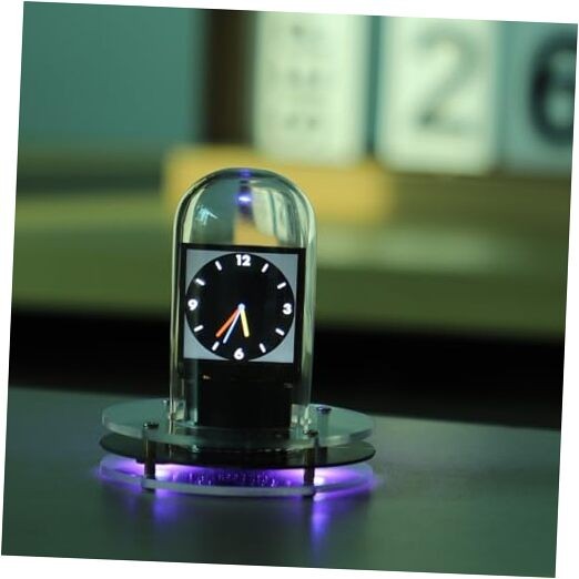 Nixie Tube Clock Mini IPS Clock, Multiple time Modes, WiFi Timing, Acrylic
