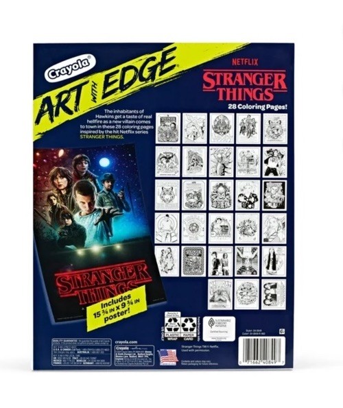 STRANGER THINGS Crayola Art With Edge