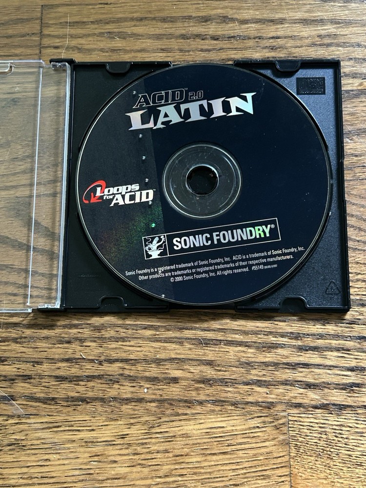 Sonic Foundry Latin Loops For Acid Sound Library Sampling CD Percussion Samples