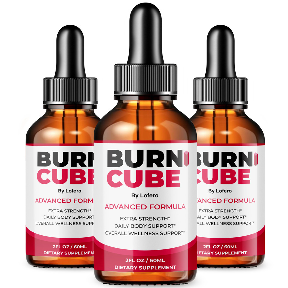 (3 Pack) Burn Cube Drops, BurnCube for Weight, Metabolism & Slimming (6 oz)