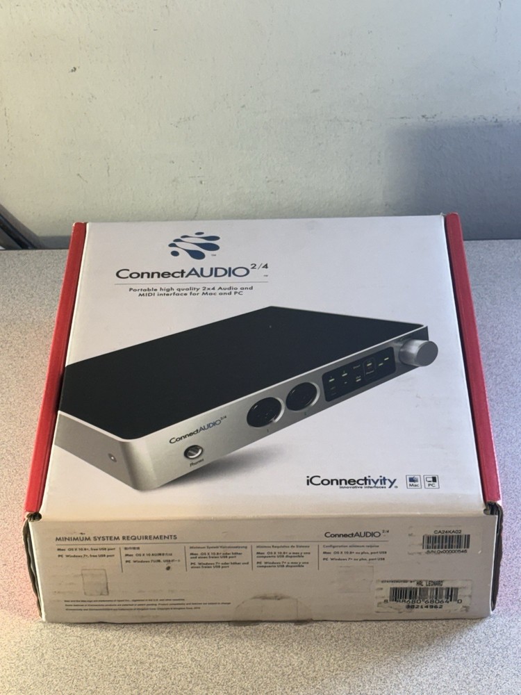 iConnectivity iConnectAUDIO2/4 Audio Interface MIDI