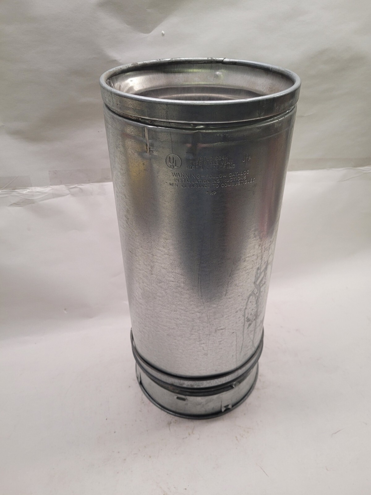 DuraVent 8" Inner Diameter Aluminum Type B Gas Vent Round Rigid Pipe 8GV18