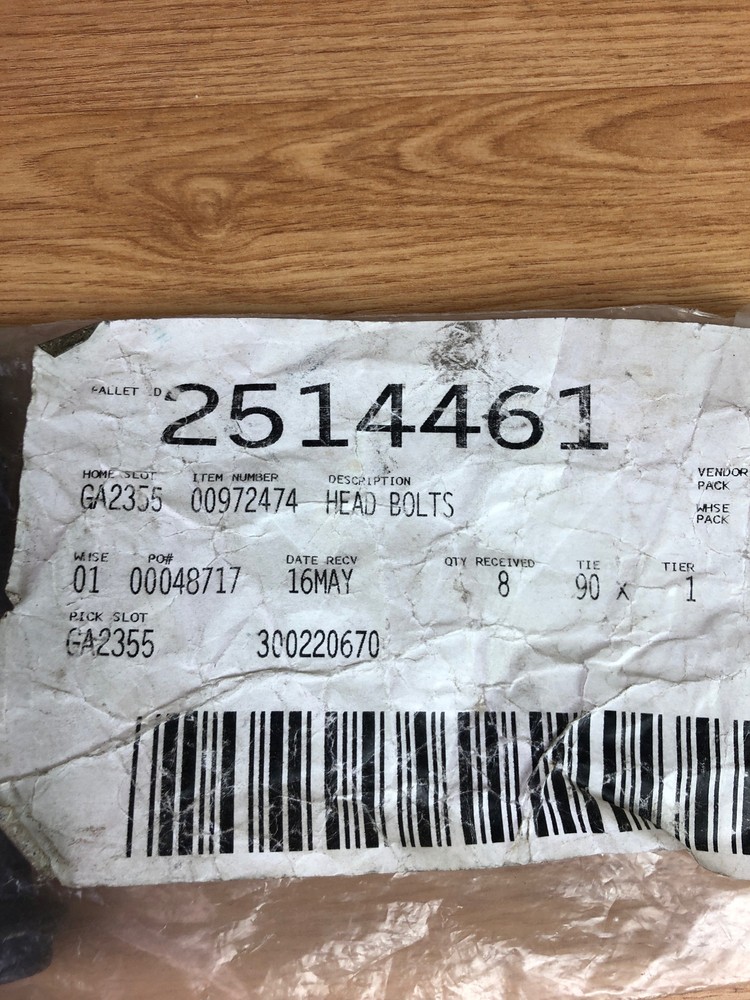 02950 Cyclinder Head Bolt