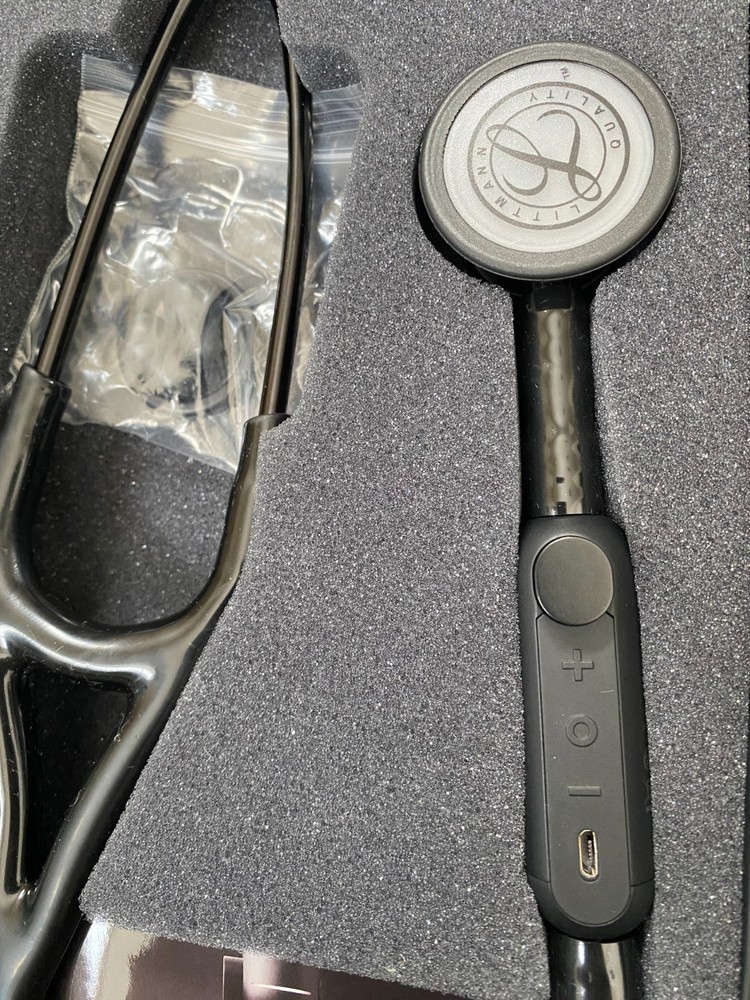 3M Littmann CORE Digital Stethoscope BLACK - minor use, open box.