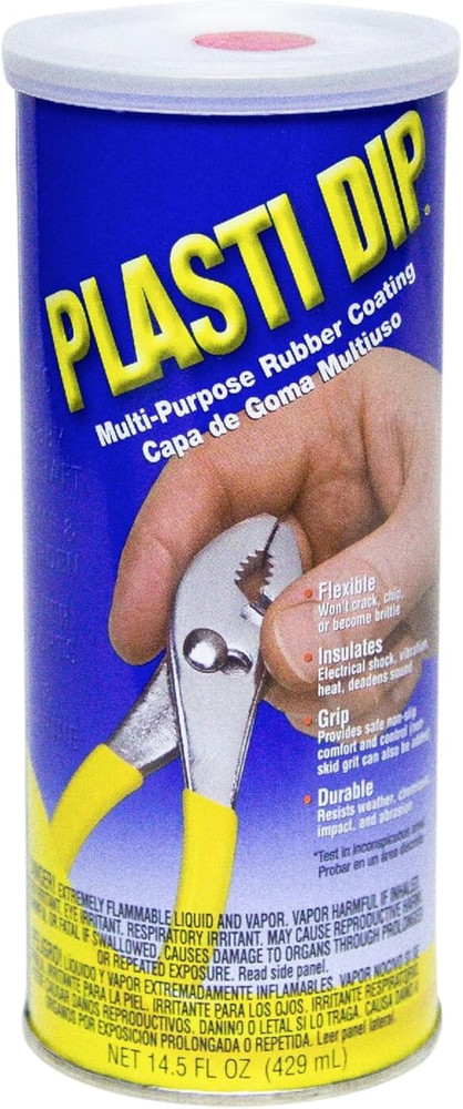 Red Liquid Rubber Dip Can - 14.5 Oz Peelable Coating for Tools & DIY Projects