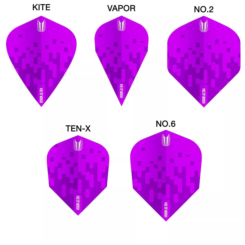 Target Arcade Purple Dart Flights