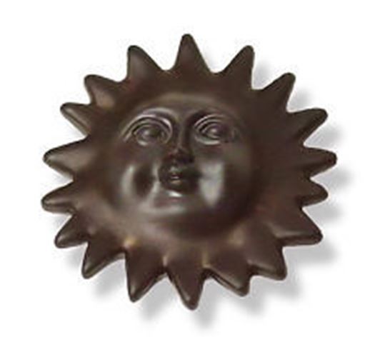 1-3/8" Sun Knob Bronze