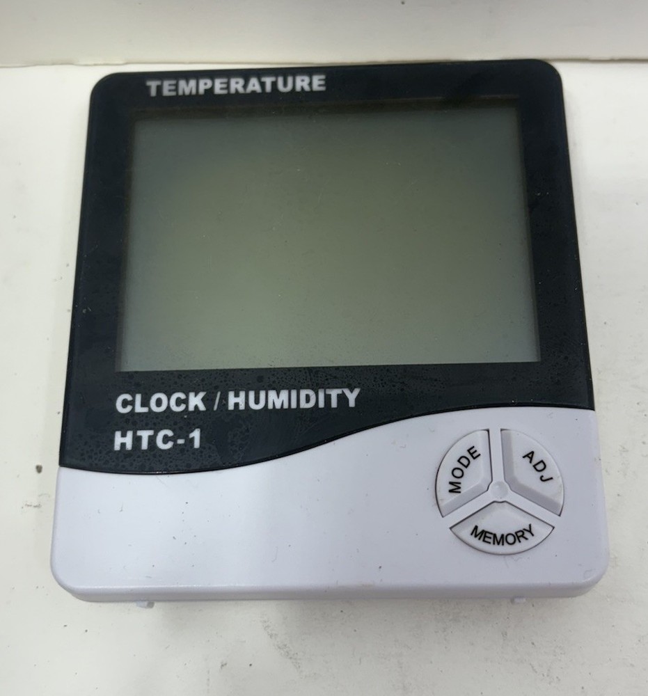 HTC-1 Digital Thermometer Humidity & Clock Measurement Device