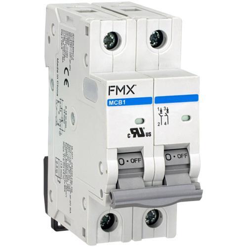 MCB1-4D-2P-D35, Circuit Protector, UL 1077, 2-Pole, 35A