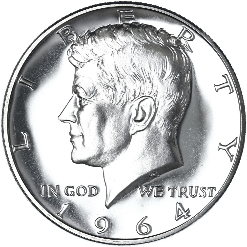 1964 (P) Kennedy Half Dollar Gem Proof 90% Silver