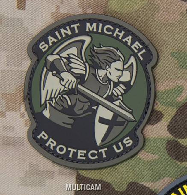 Saint Michael Modern Morale PVC Patch (Multicam (OCP))