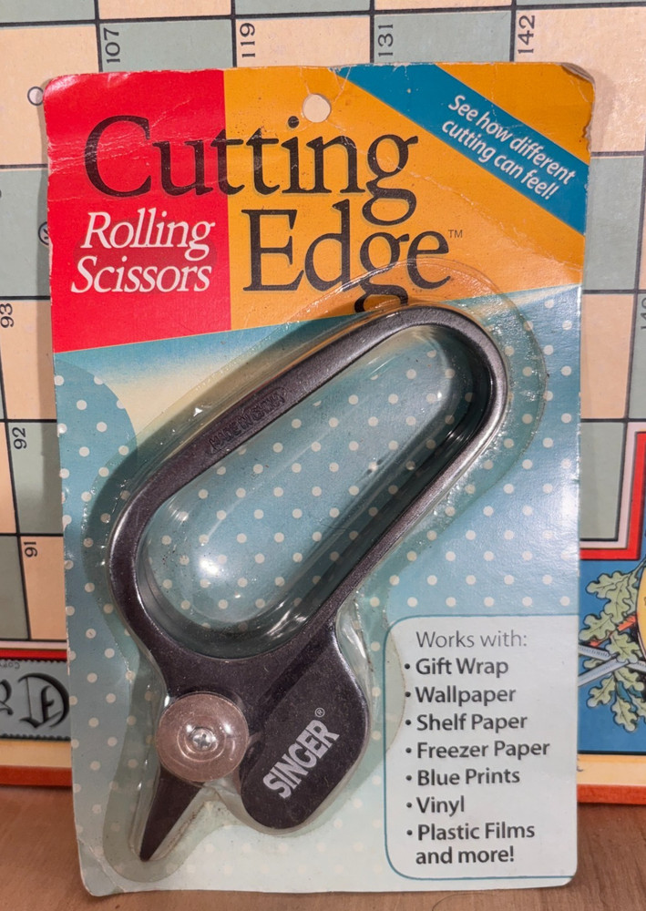 Singer Cutting Edge Rolling Scissors NOS