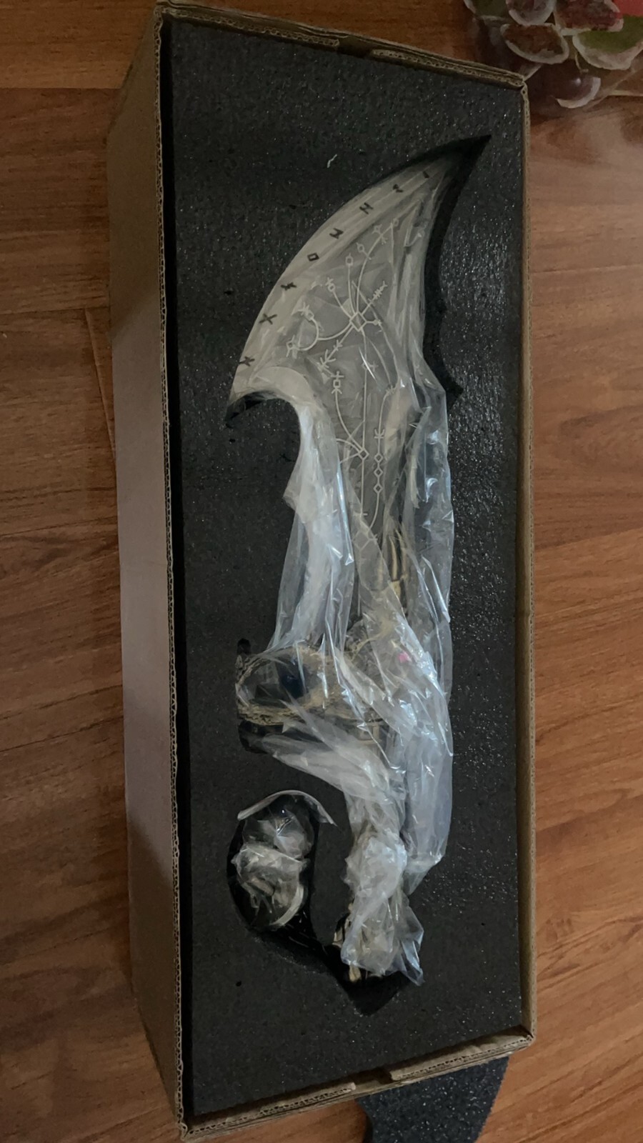 [OPEN BOX]God of War,Blades of Chaos Sword Twin Blades, Kratos Metal!