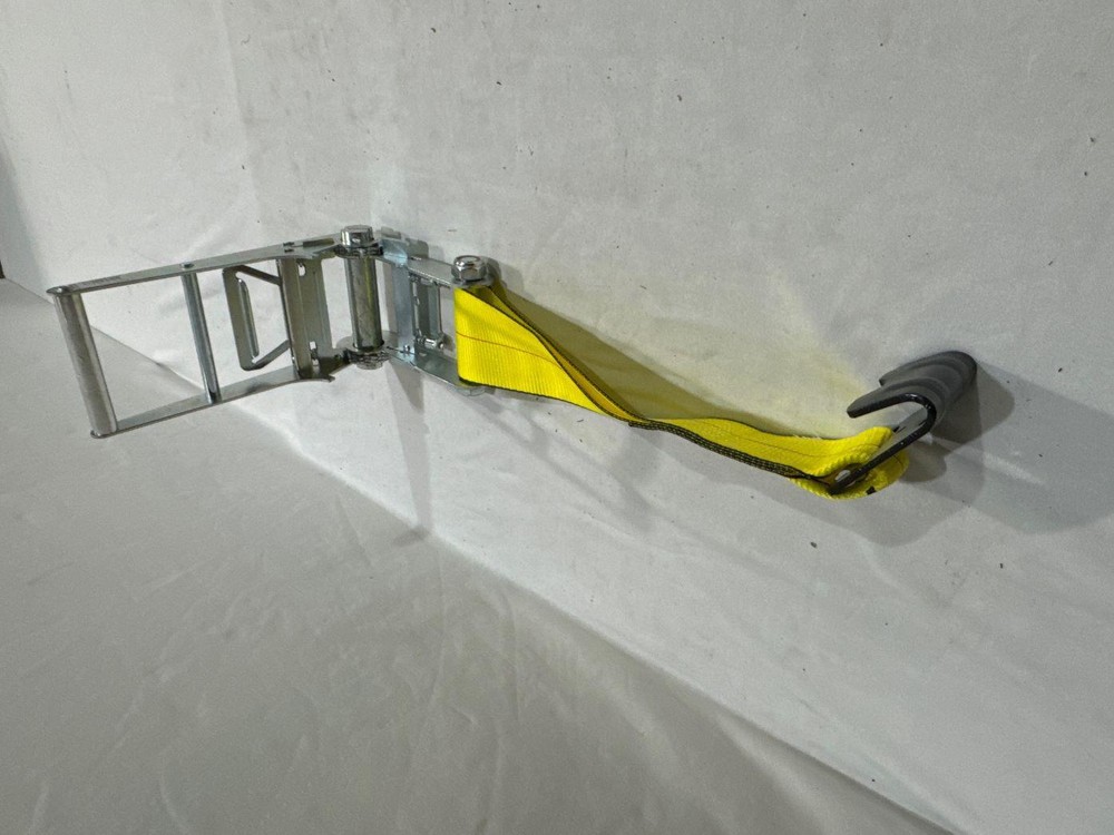 4"X30' Ratchet Strap with Flat Hook 2 Pack