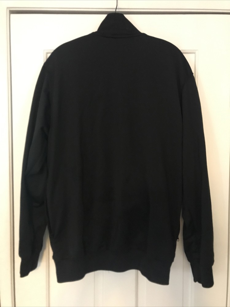 Nike Mens Jacket size Medium Black Zip Up Logo