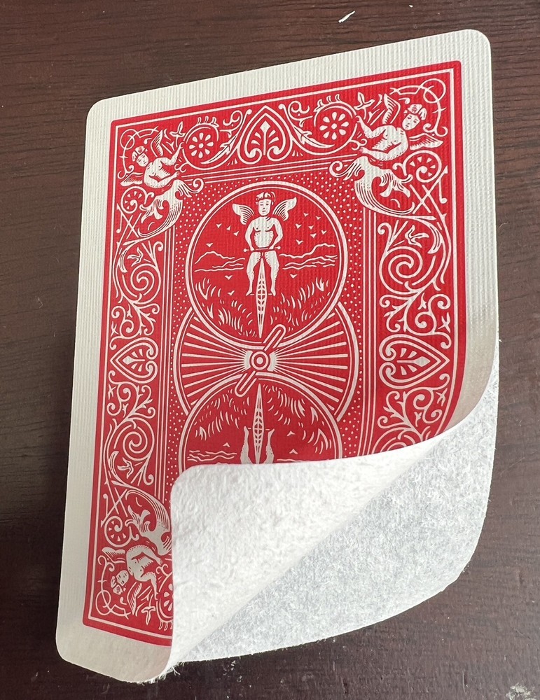 Custom Made Split Gaff Playing Card / Double Face / Your Choice Front and Back