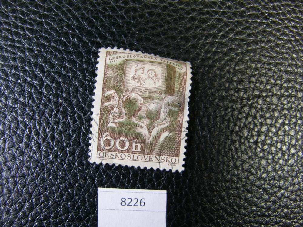 8226) One: 60h Ceskoslovensko Postage Stamp Ceskoslovensko Televise