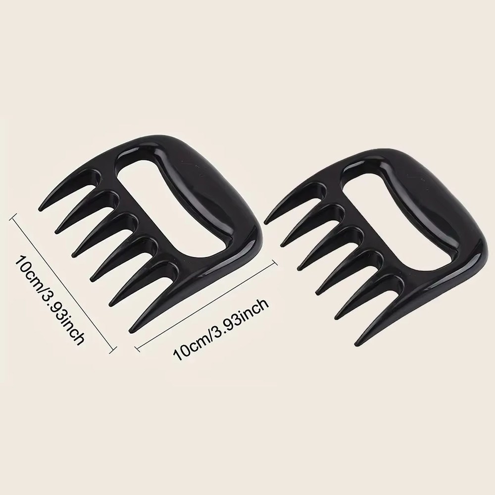 2PCS BBQ Meat Shredder Bear Claws Pulled Pork Forks Kitchen Tool Set Pro Heavy